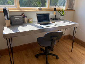 Large Microcement Table/Desk